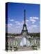 The Eiffel Tower with Water Fountains, Paris, France-Nigel Francis-Premier Image Canvas