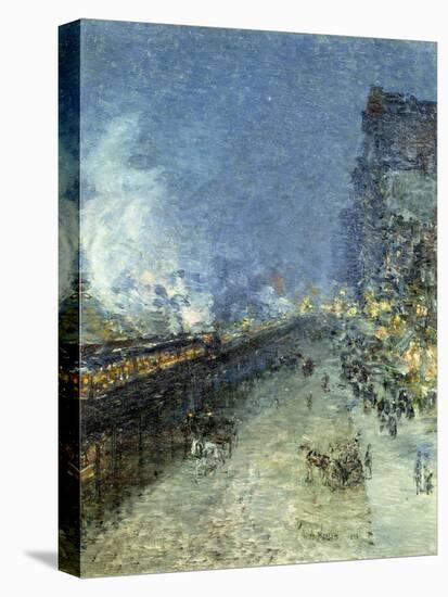 The El, New York, 1894-Childe Hassam-Premier Image Canvas