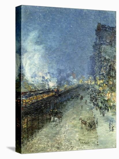 The El, New York-Childe Hassam-Premier Image Canvas