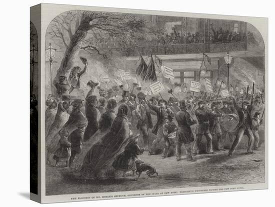 The Election of Mr Horatio Seymour-null-Premier Image Canvas