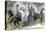 The Elegant Horse and Riders, C1822-1892-Constantin Guys-Premier Image Canvas