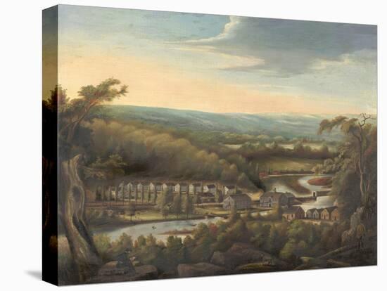 The Eli Whitney Gun Factory, c.1826-8-William Giles Munson-Premier Image Canvas