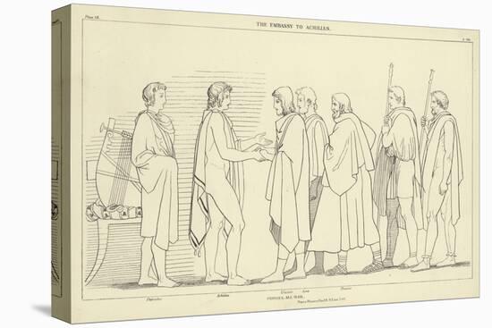 The Embassy to Achilles-John Flaxman-Premier Image Canvas