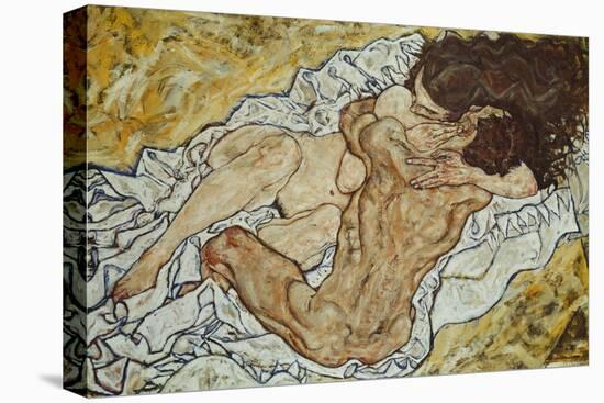 The Embrace (Lovers II,), 1917-Egon Schiele-Premier Image Canvas