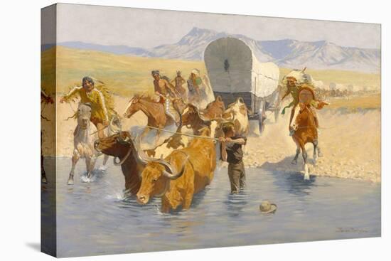 The Emigrants, C.1904 (Oil on Canvas)-Frederic Remington-Premier Image Canvas