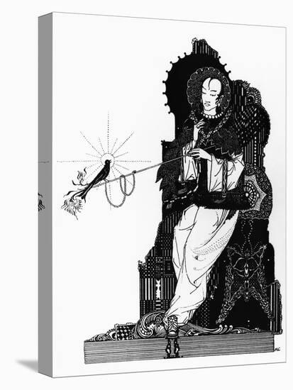 The Emperor and the Nightingale, Illustration for "The Nightingale"-Harry Clarke-Premier Image Canvas