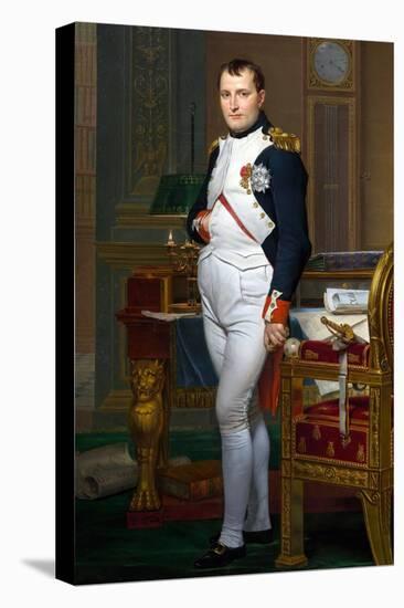 The Emperor Napoleon in His Study at the Tuileries by Jacques-Louis David-Jacques-Louis David-Premier Image Canvas