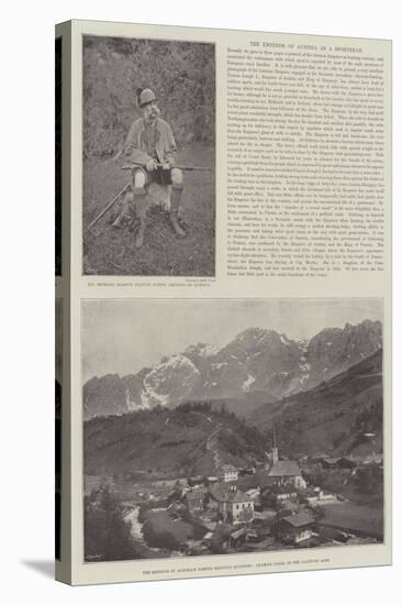 The Emperor of Austria as a Sportsman-null-Premier Image Canvas