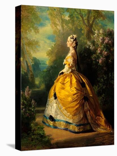 The Empress Eugenie, 1854 (Oil on Canvas)-Franz Xaver Winterhalter-Premier Image Canvas