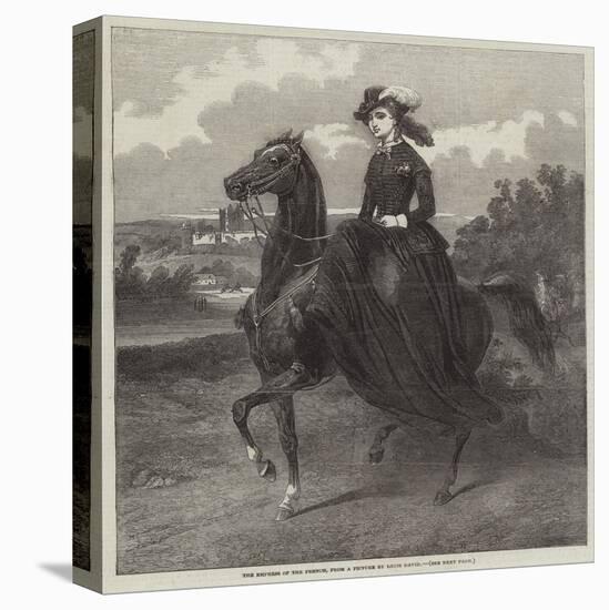 The Empress of the French-Jacques Louis David-Premier Image Canvas