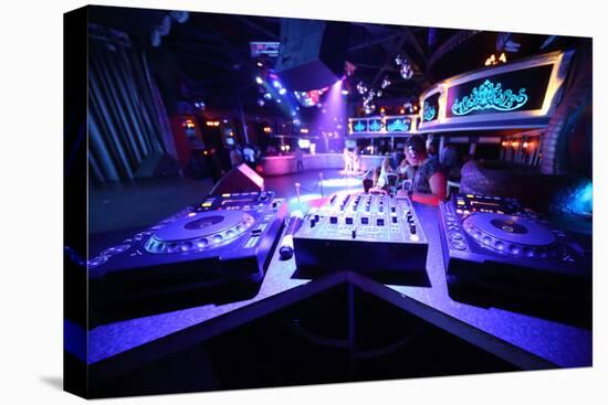 The Empty Space With Equipment For Dj Mixes Music-Paha_L-Premier Image Canvas