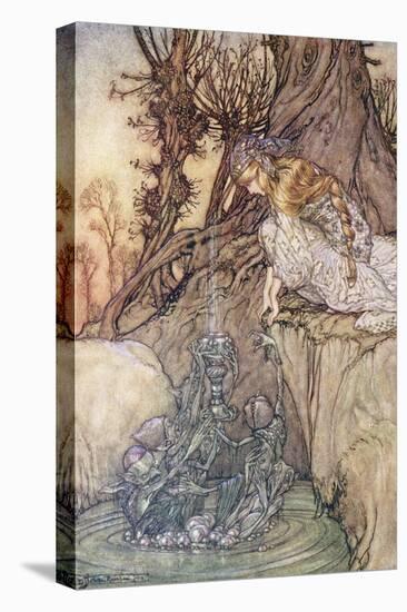 The Enchanted Goblet, c.1908-Arthur Rackham-Premier Image Canvas