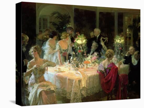 The End of Dinner, 1913-Jules-Alexandre Grn-Premier Image Canvas