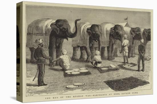 The End of the Afghan War, Elephants at Mess, Safaed Sung-Samuel Edmund Waller-Premier Image Canvas