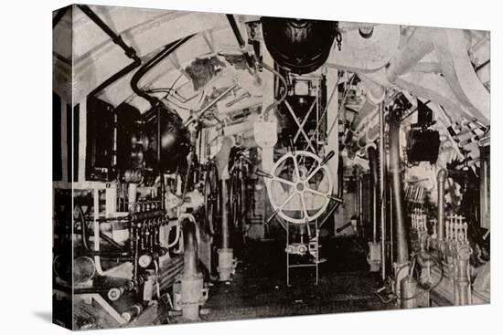 The Engine Room of a Holland Submarine, C1916-null-Premier Image Canvas