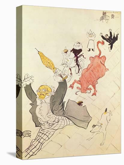 The Enraged Cow (Poster Dedicated to the Artist's Friend Simonet), 1896 (Colour Lithograph)-Henri de Toulouse-Lautrec-Premier Image Canvas