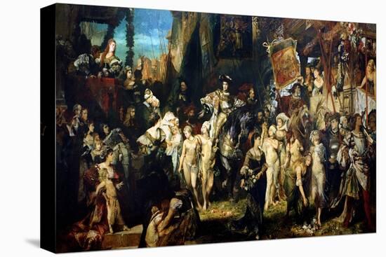 The Entrance of Emperor Charles V (1500-58) into Antwerp in 1520, 1878-Hans Makart-Premier Image Canvas