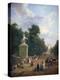 The Entrance to the Champs-Élysées, C1804-1836-Eustache Francois Duval-Premier Image Canvas