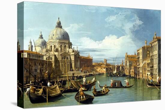 The Entrance to the Grand Canal, Venice-Canaletto-Premier Image Canvas