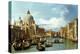 The Entrance to the Grand Canal, Venice-Canaletto-Premier Image Canvas