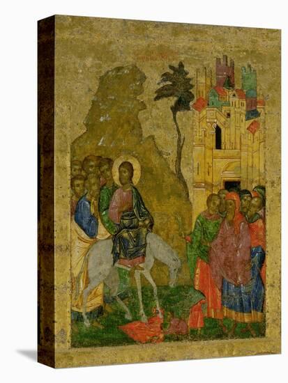 The Entry into Jerusalem, Russian Icon from the Iconostasis in the Cathedral of St. Sophia-null-Premier Image Canvas