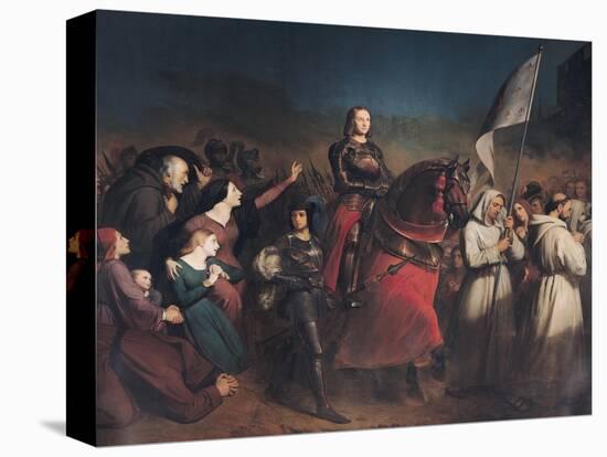 The Entry of Joan of Arc (1412-31) into Orleans, 8th May 1429, 1843-Henry Scheffer-Premier Image Canvas