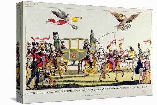 The Entry of Napoleon Into Paris on 20th March 1815-null-Premier Image Canvas