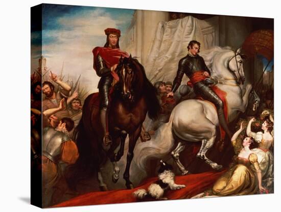 The Entry of Richard II and Bolingbroke into London-James Northcote-Premier Image Canvas