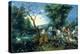 The Entry of the Animals into Noah's Ark (Oil on Panel)-Jan the Younger Brueghel-Premier Image Canvas