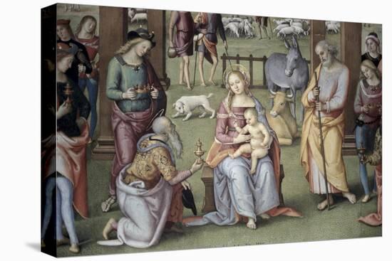 The Epiphany - Adoration of the Magi-Pietro Perugino-Premier Image Canvas