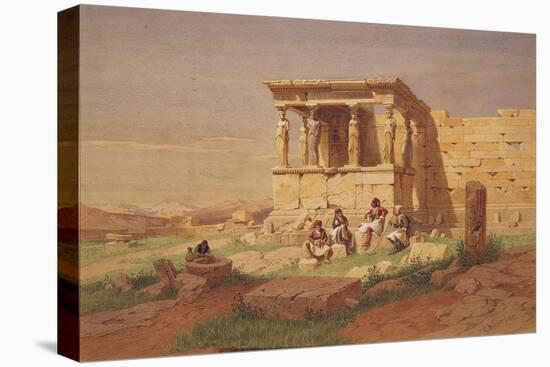 The Erechtheion, the Porch of the Caryatids, 1877-Carl Friedrich Heinrich Werner-Premier Image Canvas