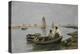 The Estuary-Eugene Louis Boudin-Premier Image Canvas