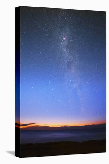 The Eta Carina Nebula and the Milky Way Visible at Dawn-null-Premier Image Canvas