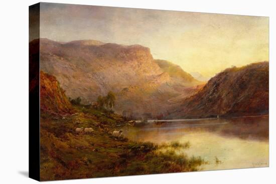 The Evening Glow, Vale OEagle, Loch Lomond-Alfred de Breanski-Premier Image Canvas