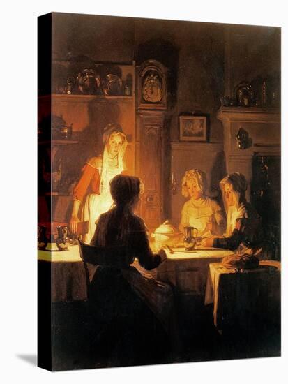 The Evening Meal, circa 1900-Joseph Bail-Premier Image Canvas