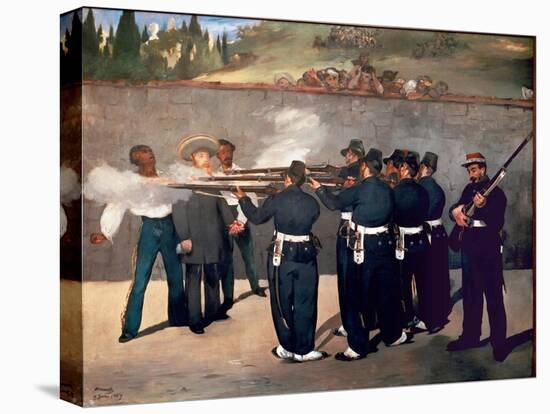 The Execution of Emperor Maximilian. 1867-1868 (Oil on Canvas)-Edouard Manet-Premier Image Canvas