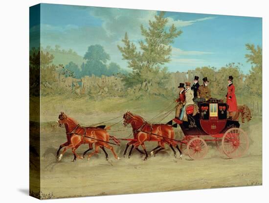 The Exeter Royal Mail on a Country Road-James Pollard-Premier Image Canvas