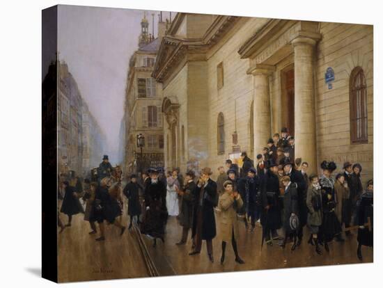 The Exit of the Students from the Condorcet Lyceum, 1903-Jean Béraud-Premier Image Canvas