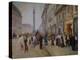 The Exit of the Tailors from the Maison Paquin at Rue De La Paix-Jean Béraud-Premier Image Canvas