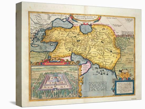The Expedition of Alexander the Great, from the 'Theatrum Orbis Terrarum', 1603-Abraham Ortelius-Premier Image Canvas