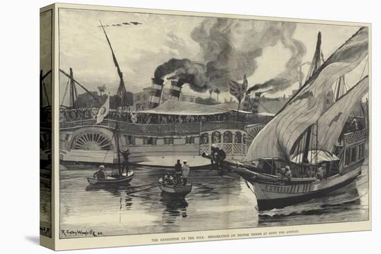 The Expedition Up the Nile, Embarkation of British Troops at Siout for Assouan-Richard Caton Woodville II-Premier Image Canvas