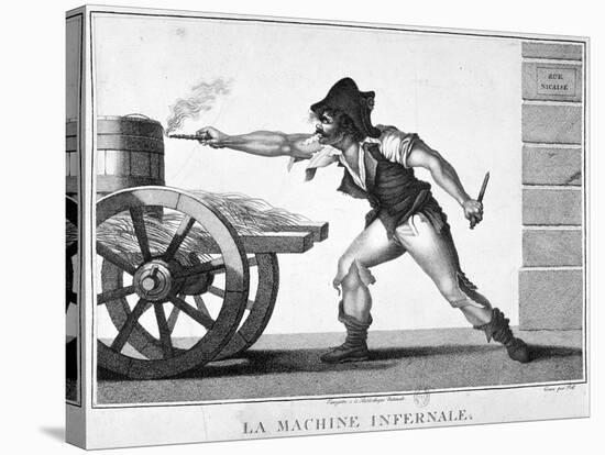 The Explosive Device, 24 December, 1800, 19th Century-null-Premier Image Canvas