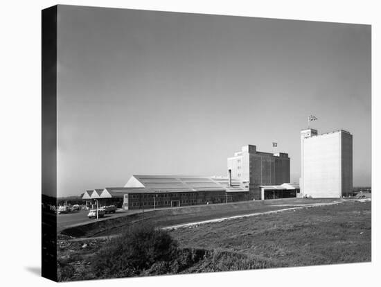 The Exterior of Spillers Animal Foods Mill, Gainsborough, Lincolnshire, 1962-Michael Walters-Premier Image Canvas