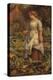 The Fair Gardener, 19th Century-Arthur Hughes-Premier Image Canvas