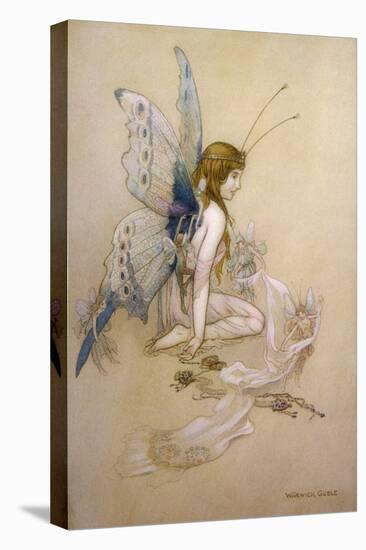 The Fairies Came Flying in at the Window and Brought Her Such a Pretty Pair of Wings-Warwick Goble-Premier Image Canvas