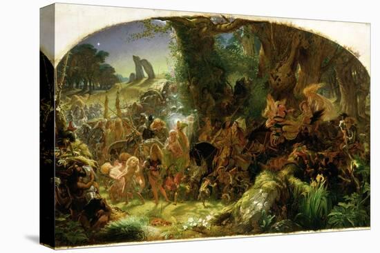 The Fairy Raid: Carrying Off a Changeling - Midsummer Eve, 1867-Sir Joseph Noel Paton-Premier Image Canvas