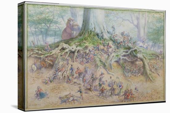 The Fairy Tree (W/C)-Richard Doyle-Premier Image Canvas