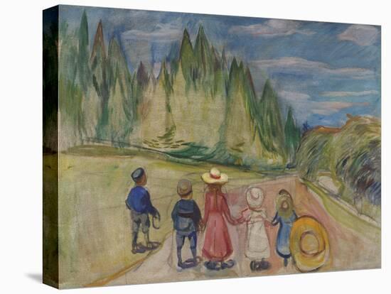 The Fairytale Forest-Edvard Munch-Stretched Canvas