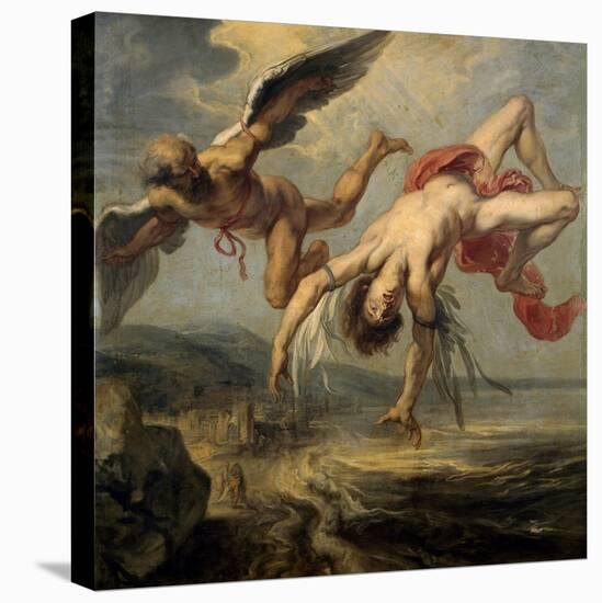 The Fall of Icarus, 1636-1637-Jacob Peter Gowy-Premier Image Canvas