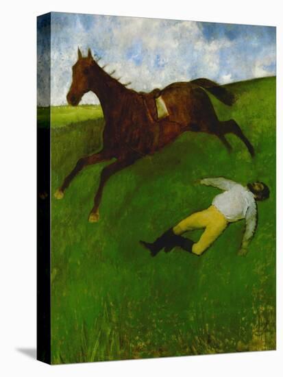 The Fallen Jockey, 1896-1898-Edgar Degas-Premier Image Canvas